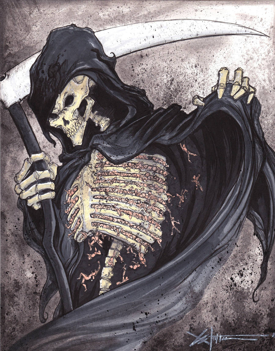 the grim reaper by chrisozfulton