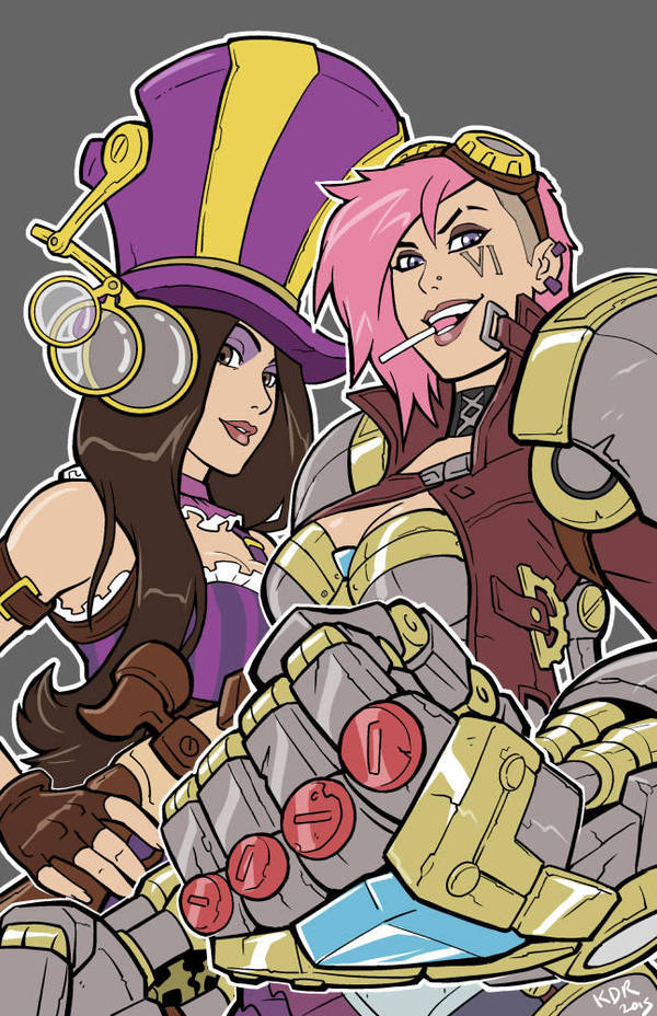 Caitlyn and VI by KevinRaganit