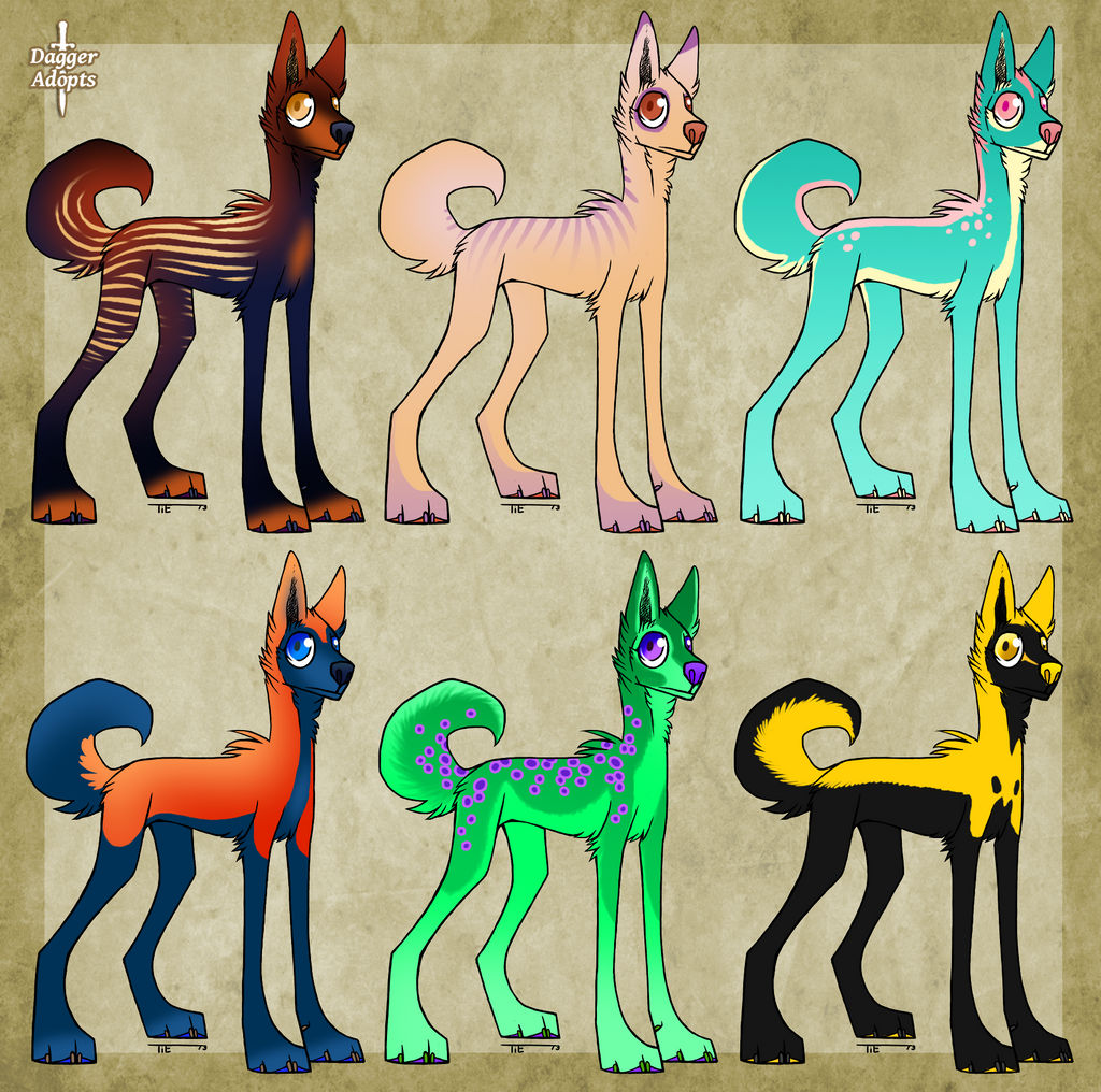 OTA Aurora Wolf - SOLD by DaggerAdopts on DeviantArt