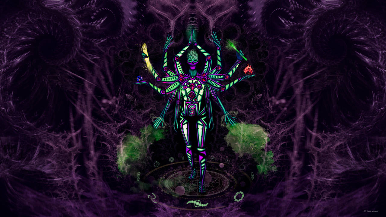 UV Goddess - twelve Handed - Fractal creator by Alienjedna