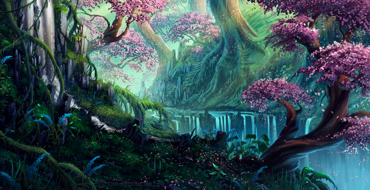 Pink Trees by Kiarya