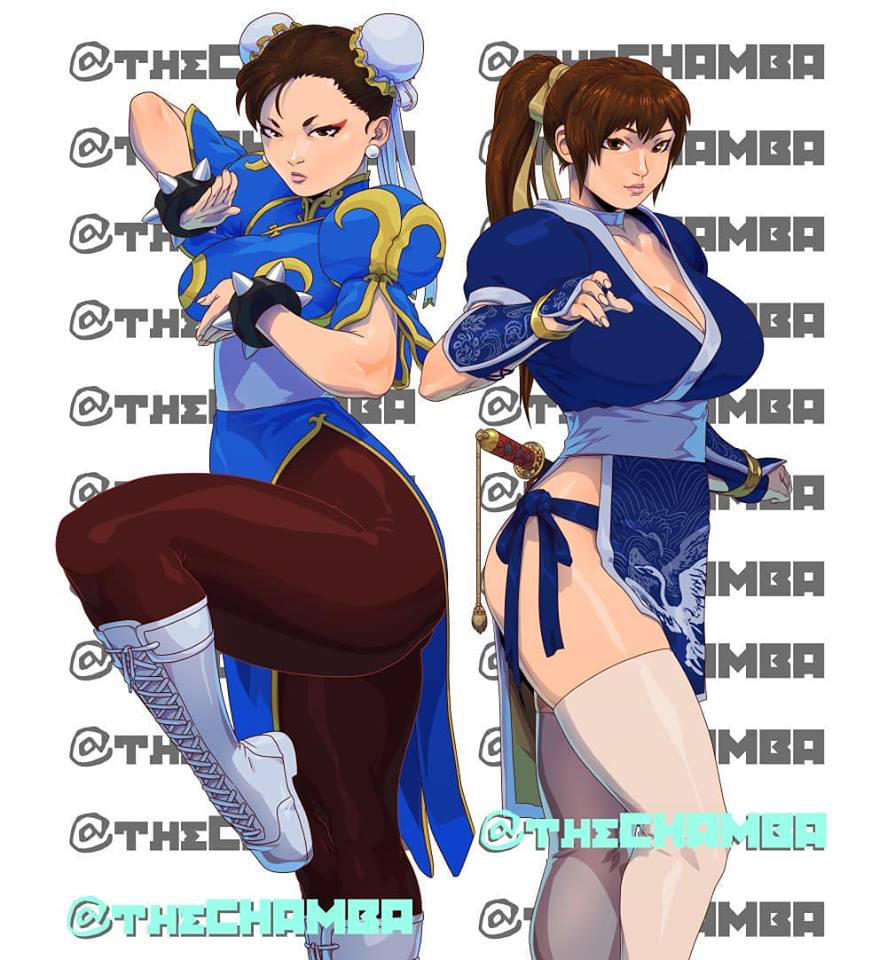 BAM10 - Chun-li and Kasumi by theCHAMBA