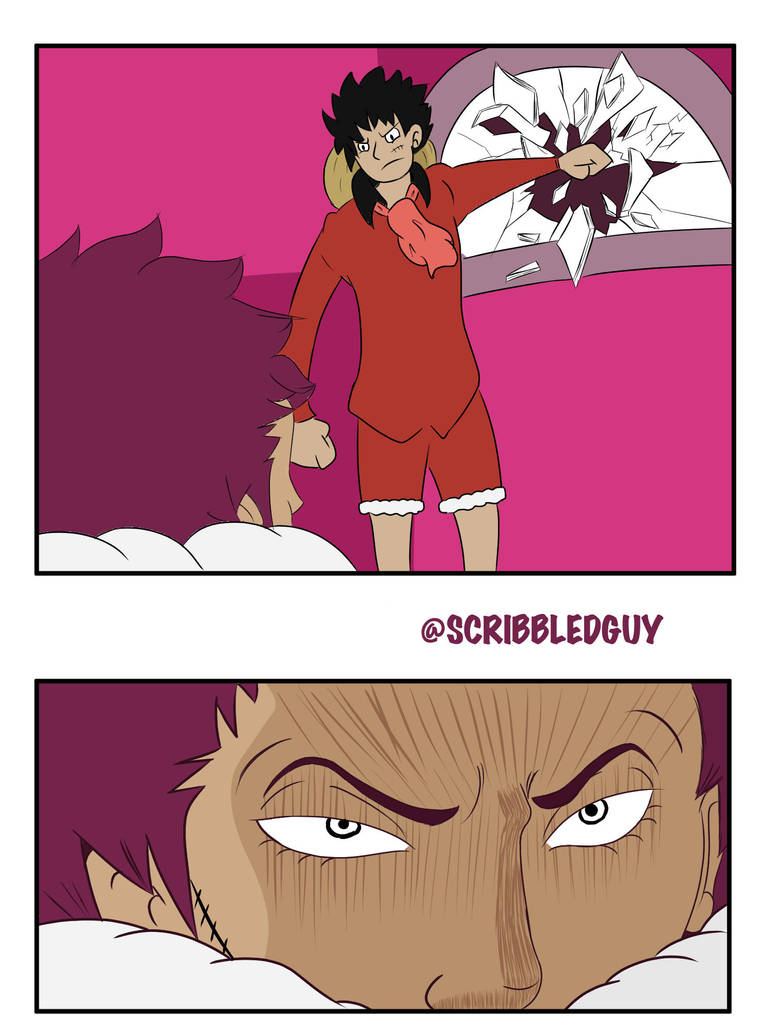 Luffy Vs Katakuri By Scribbledguy On Deviantart