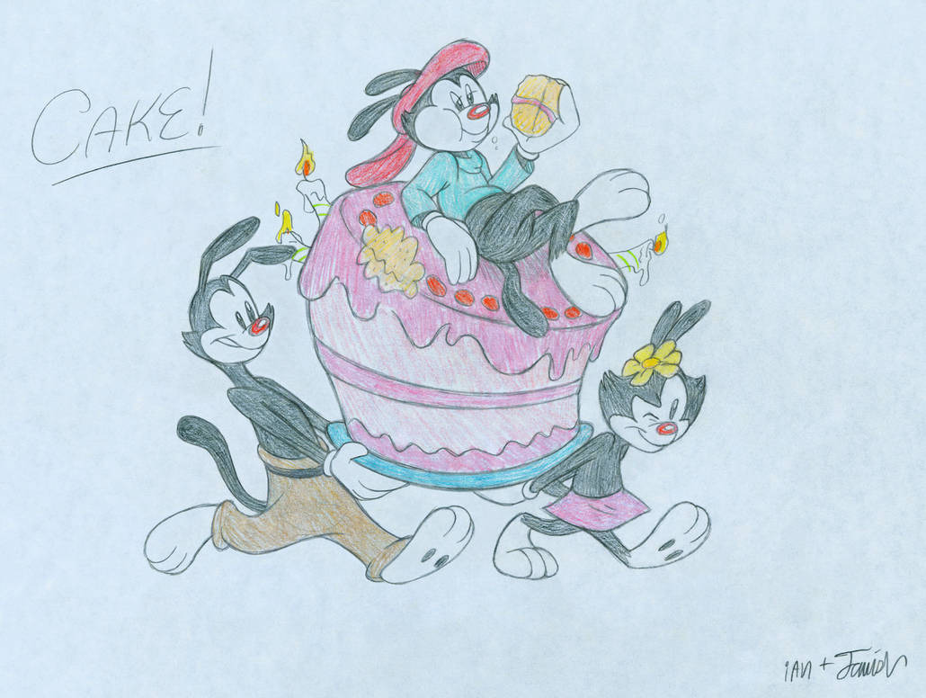 Warners + birthday cake by tymime