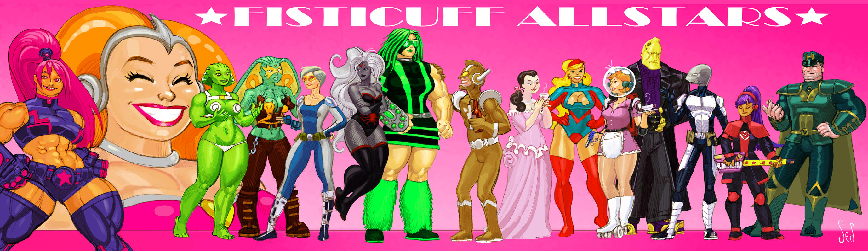 Fisticuff Allstars by Jebriodo