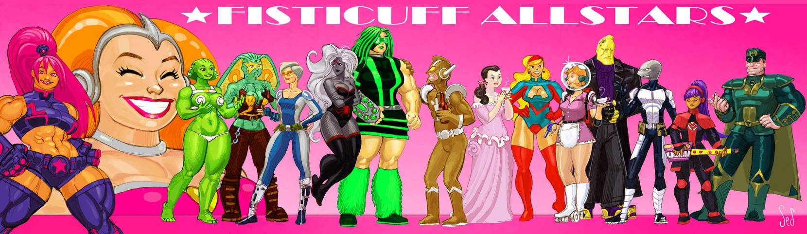 Fisticuff Allstars by Jebriodo