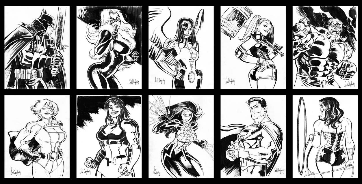 Wizard World 2015 Drawings for sale by Jebriodo Wizard World 2015 Drawings for sale by Jebriodo