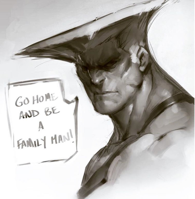 Guile says Go Home by JimboBox