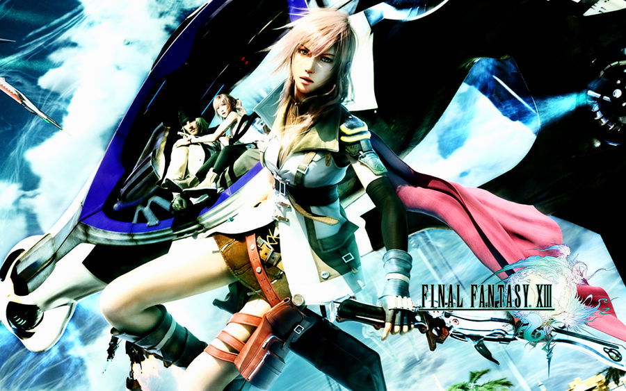 Final Fantasy XIII Wallpaper B by CrossDominatriX5