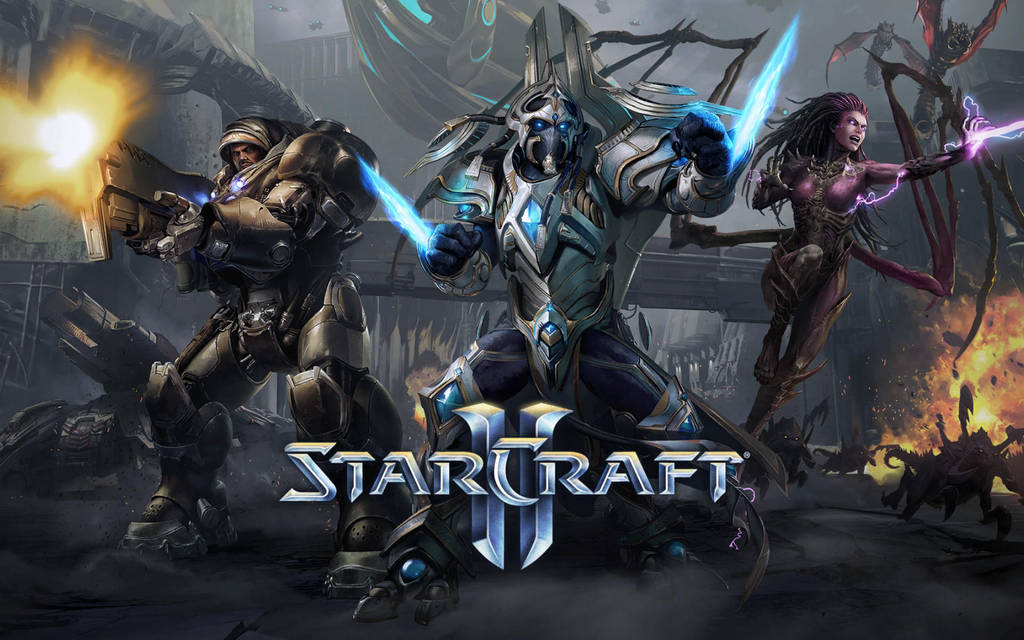 StarCraft II Splash Screen Trio - 1920x1200 by Sirusdark