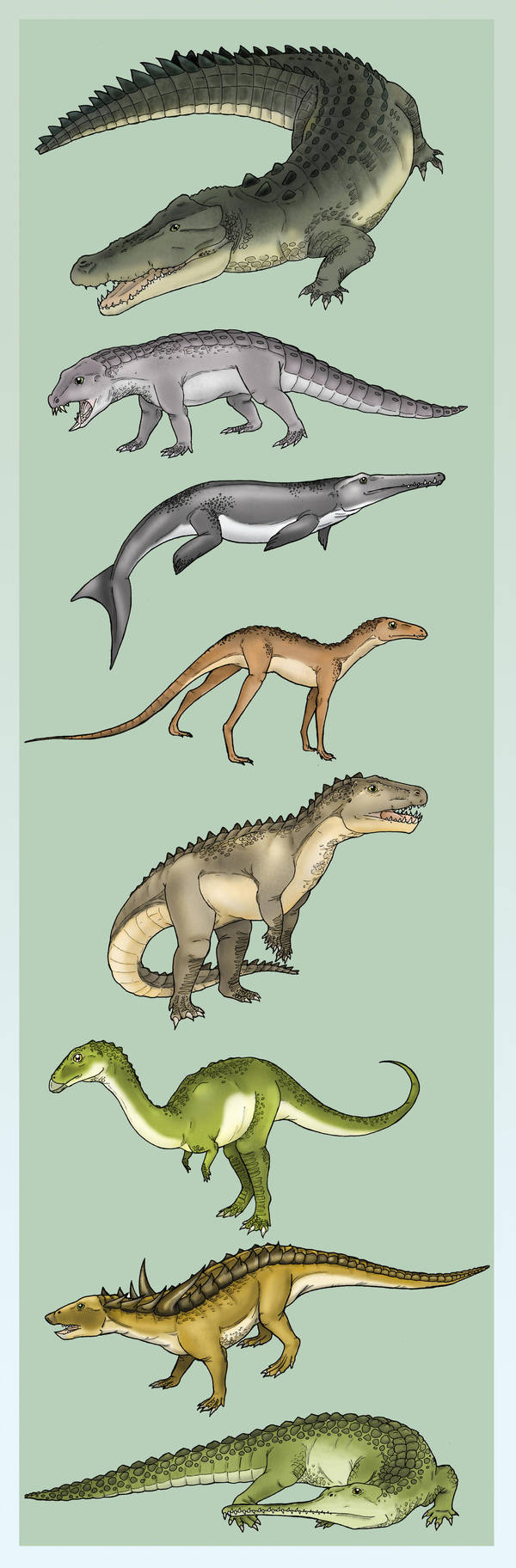 Diversity of the Crurotarsi by Eurwentala