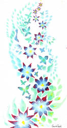Flowers and butterflies by CORinAZONe