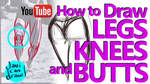 HOW TO DRAW LEGS, KNEES and BUTTS - A Tutorial by javicandraw