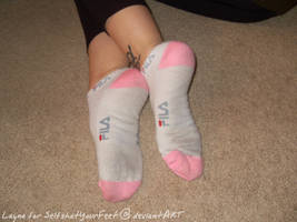 Special Guest Layna Socks Fun by SelfshotYourFeet