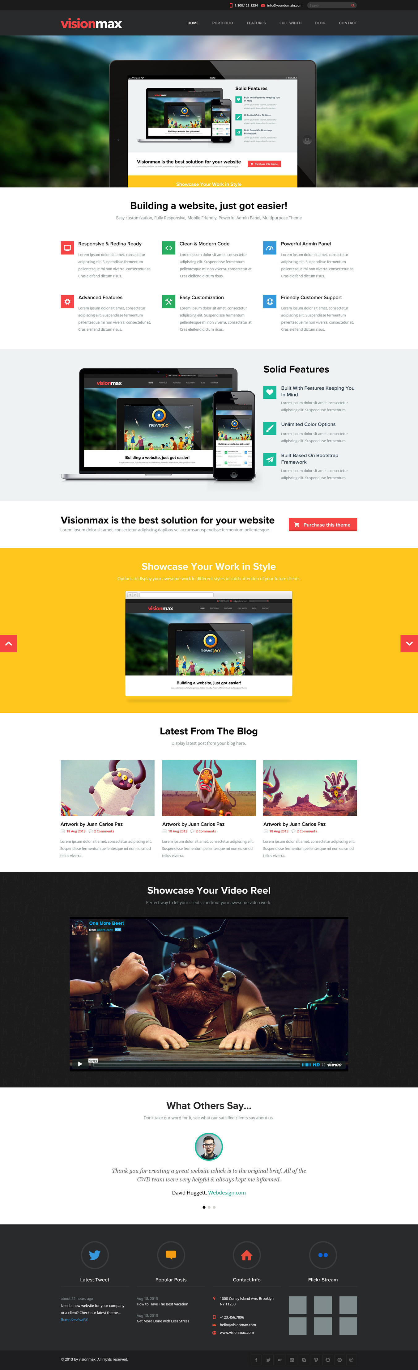 Visionmax Website by Nas-wd