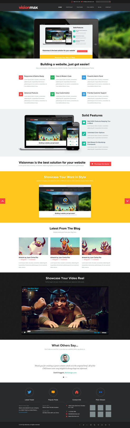 Visionmax Website by Nas-wd