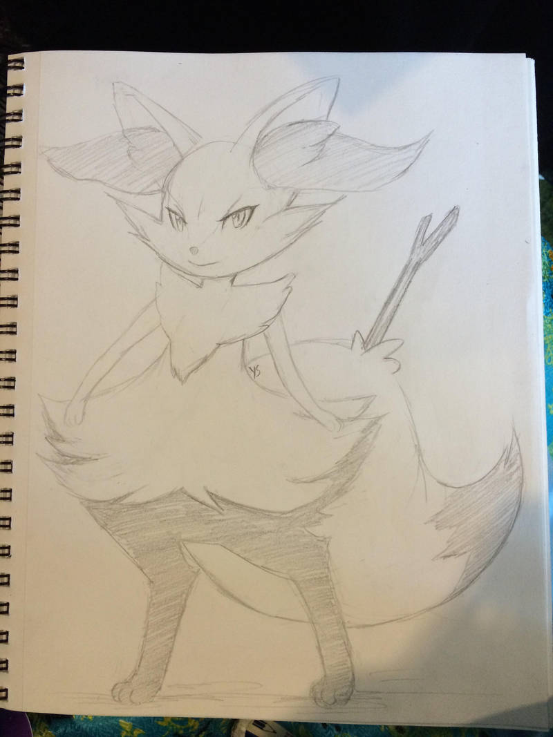 Braixen by suishouyuki