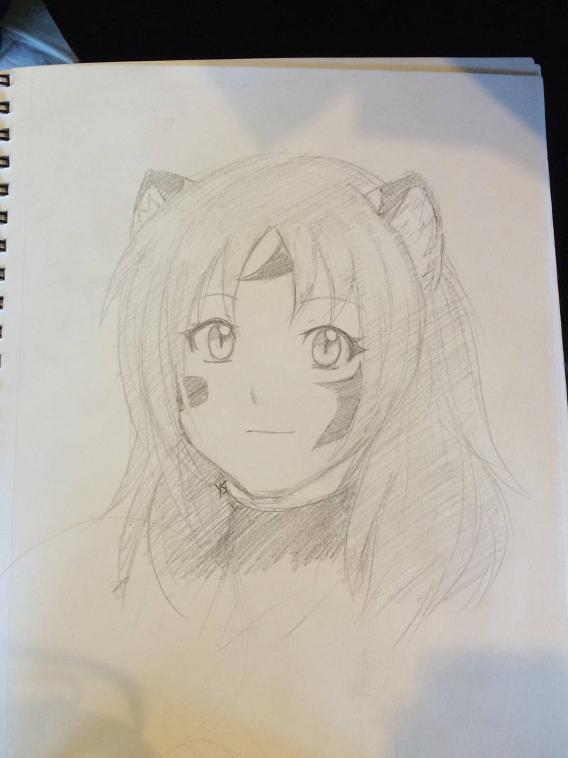Sketch Commission - An OC by suishouyuki