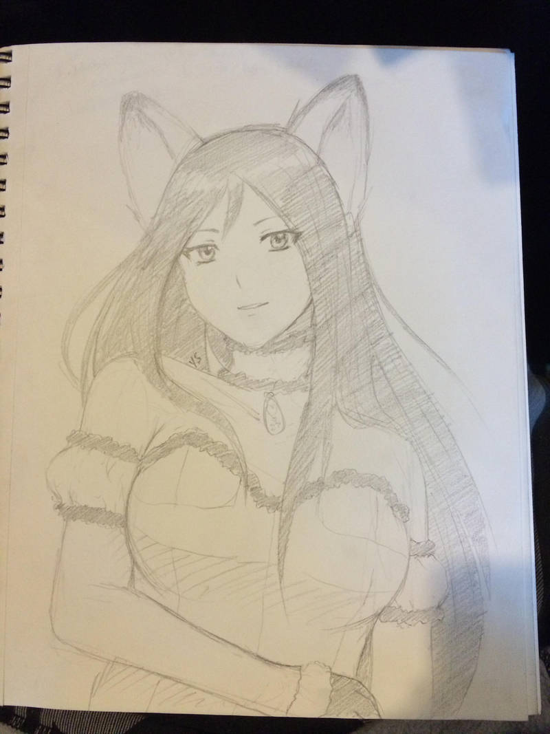 Sketch Commission - Mew Dakumomo by suishouyuki