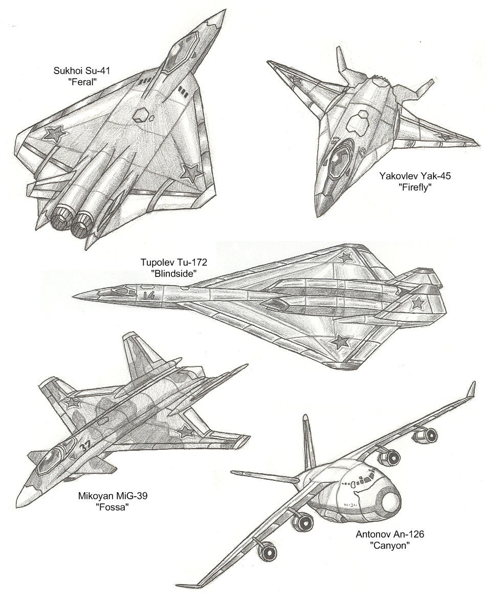 Futuristic Russian Aircraft by Kryptid