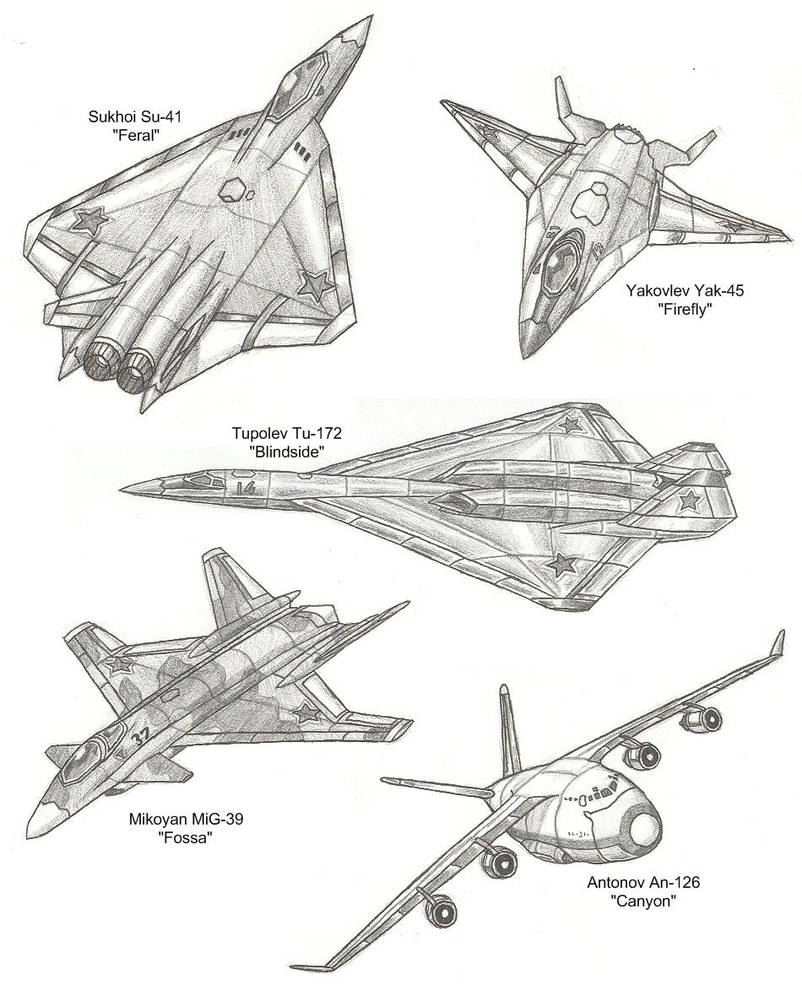 Futuristic Russian Aircraft by Kryptid