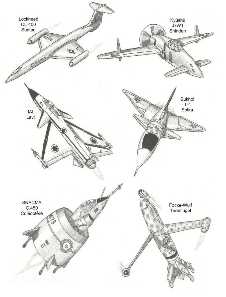 Cancelled Aircraft Programs by Kryptid