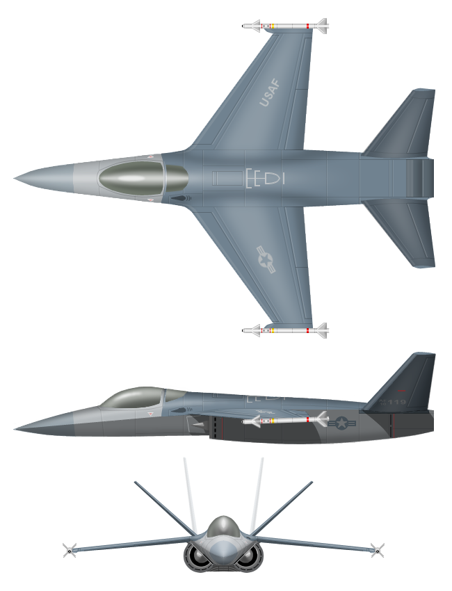 Lightweight Supercruise Jet by Kryptid