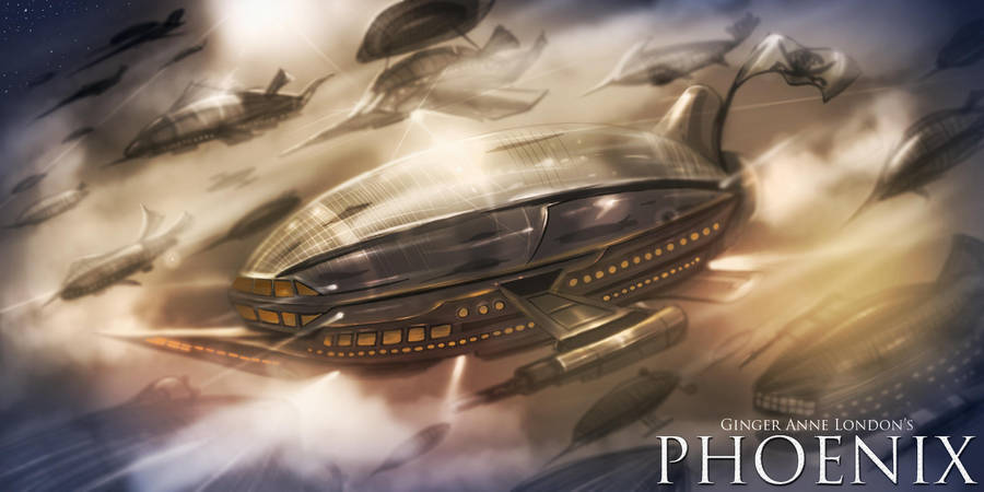 AIRSHIP ARMADA by GingerAnneLondon