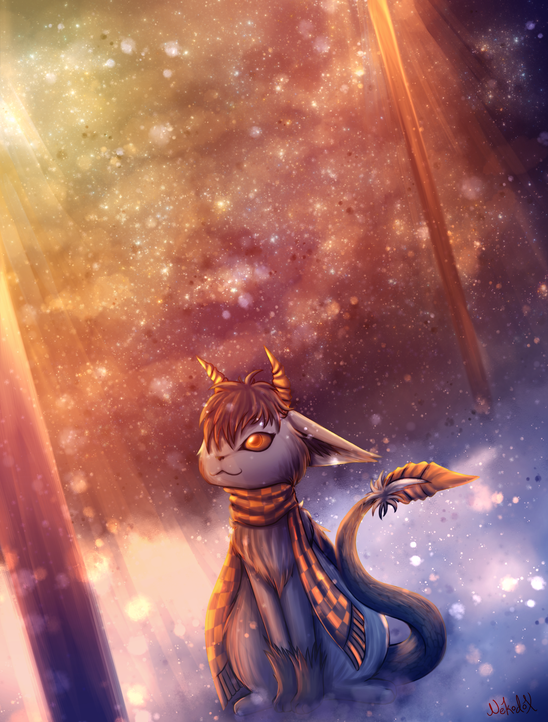 Snowy Night by Nekodox