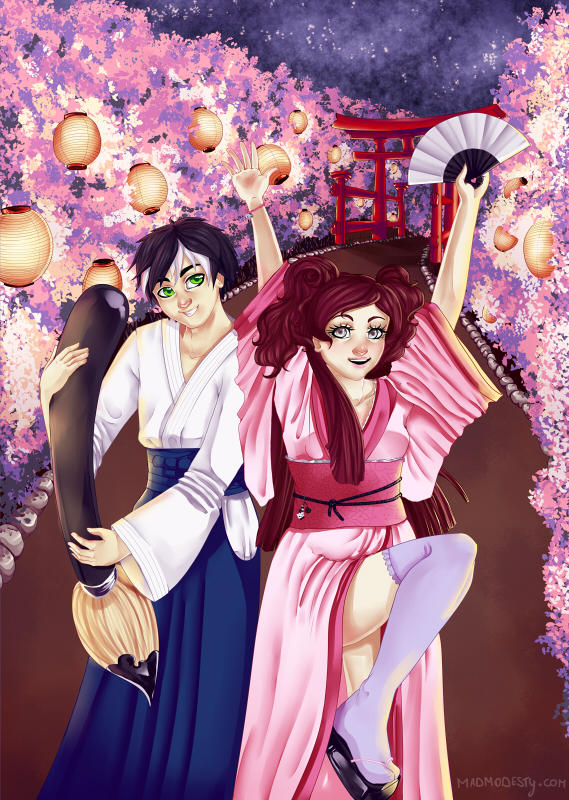 AtsusaCon Poster Illustration by MadModesty
