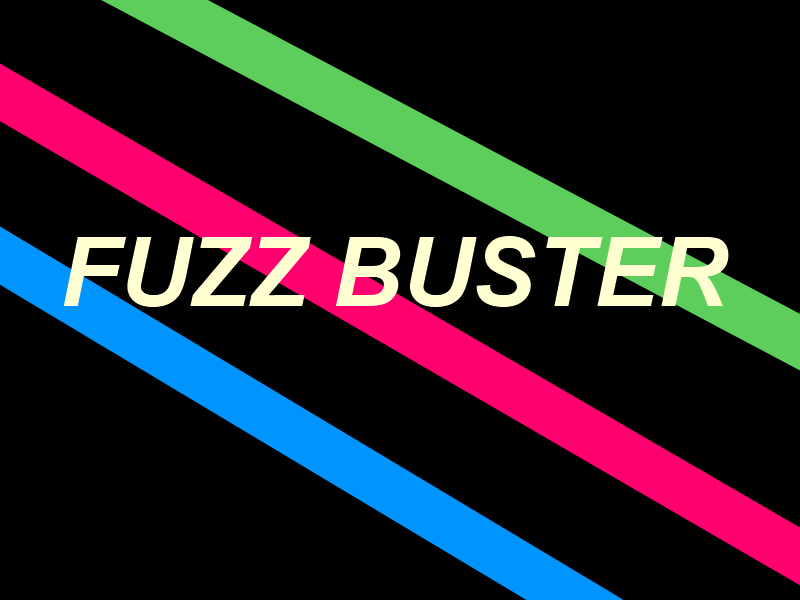 Fuzz Buster Title by on DeviantArt