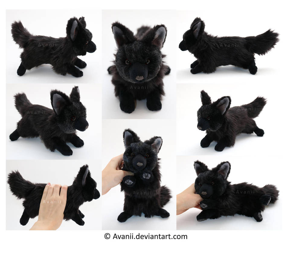 Plushie Commission: Renzo the Dog by Avanii