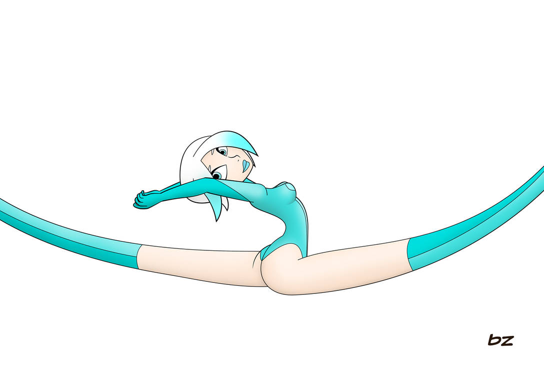 Elastic Lass stretching out by bryce-z on DeviantArt
