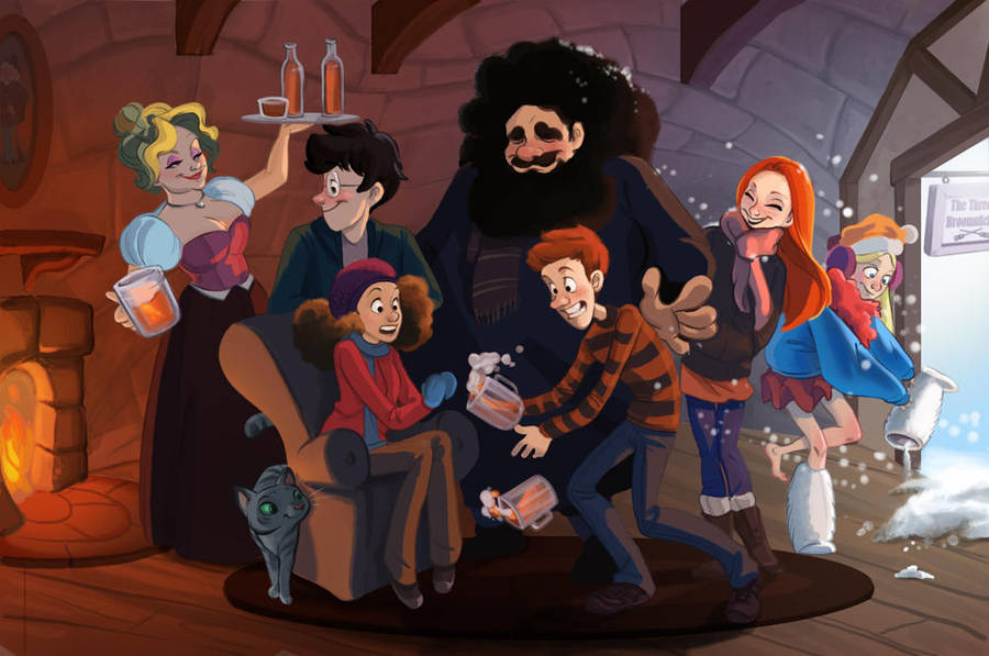 The Three Broomsticks by TwiggyMcBones
