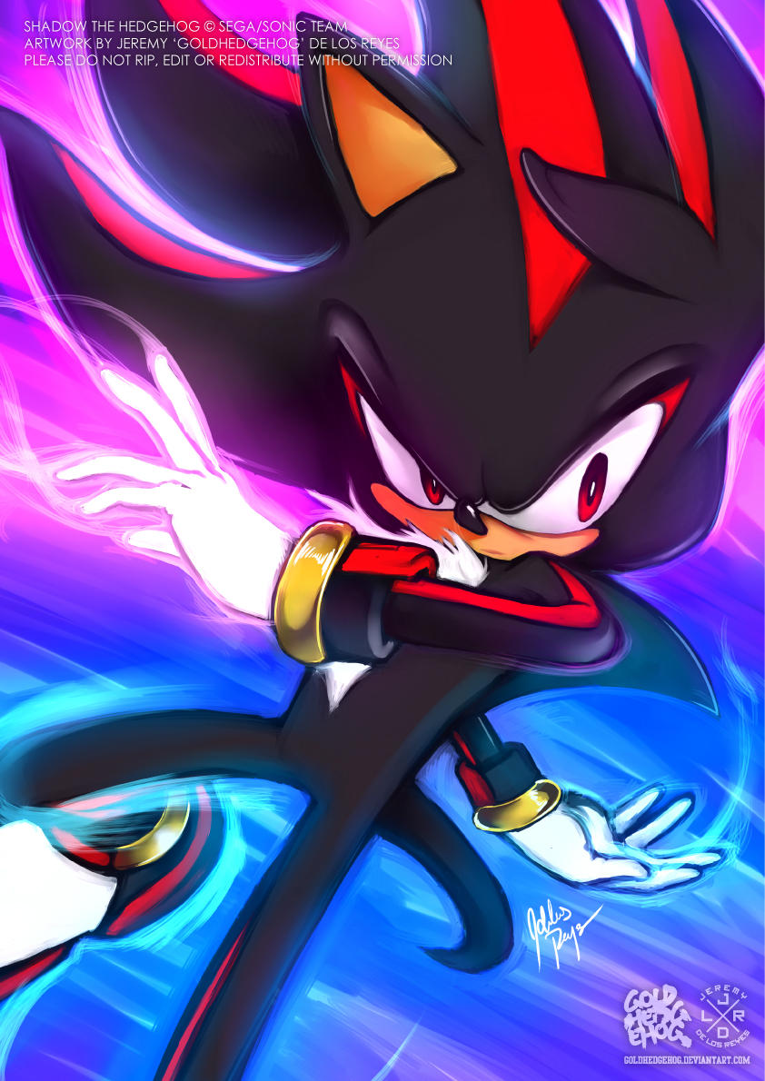 Shadow The Hedgehog Chaos Control By Goldhedgehog On Deviantart