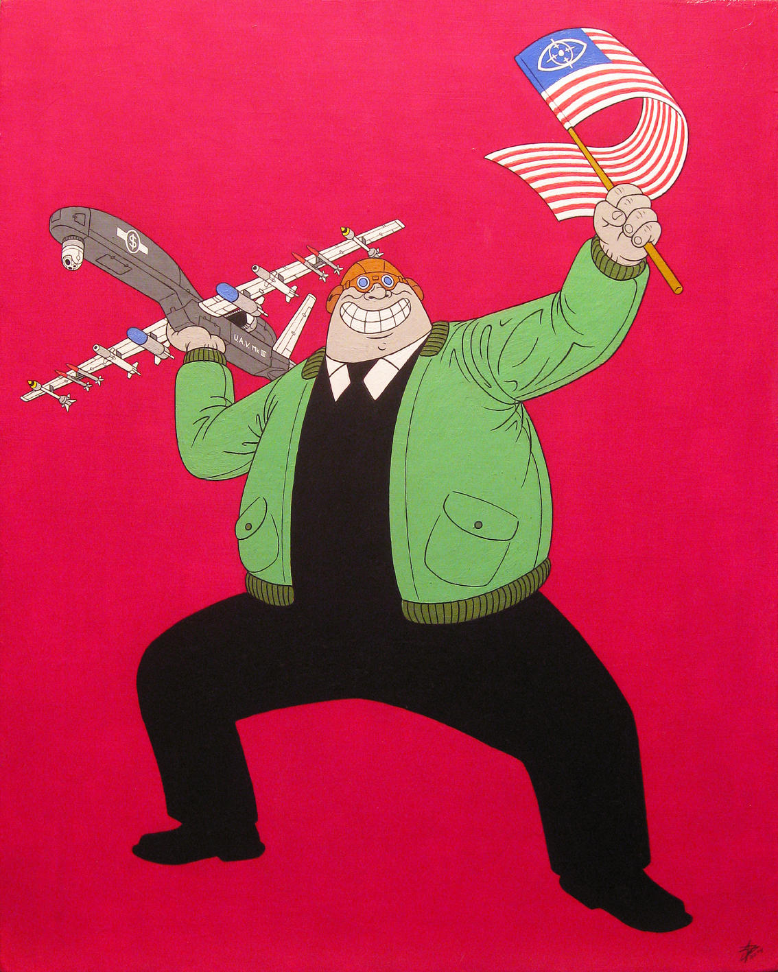 Eye in the Sky- acrylic on canvas 2014 by alexander982