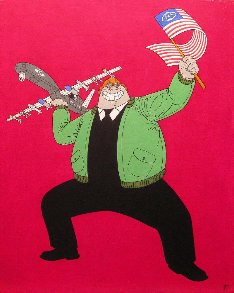 Eye in the Sky- acrylic on canvas 2014 by alexander982
