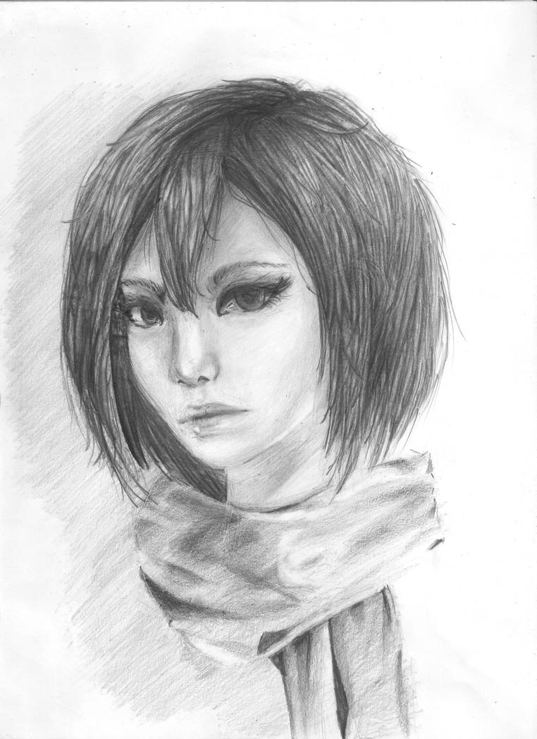 Mikasa portrait by Lucceira