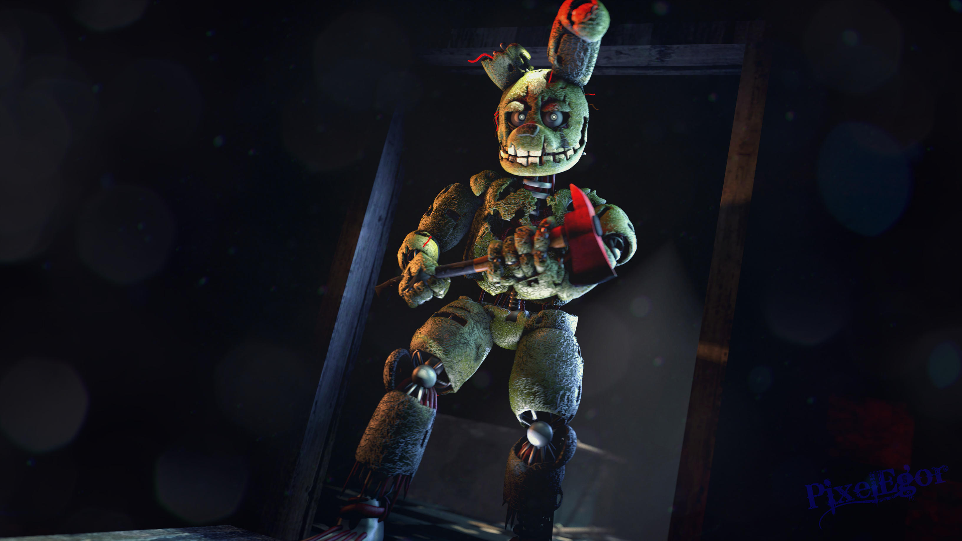 (SFM FNAF) (4k) Here's Springtrap by PixelEgor on DeviantArt