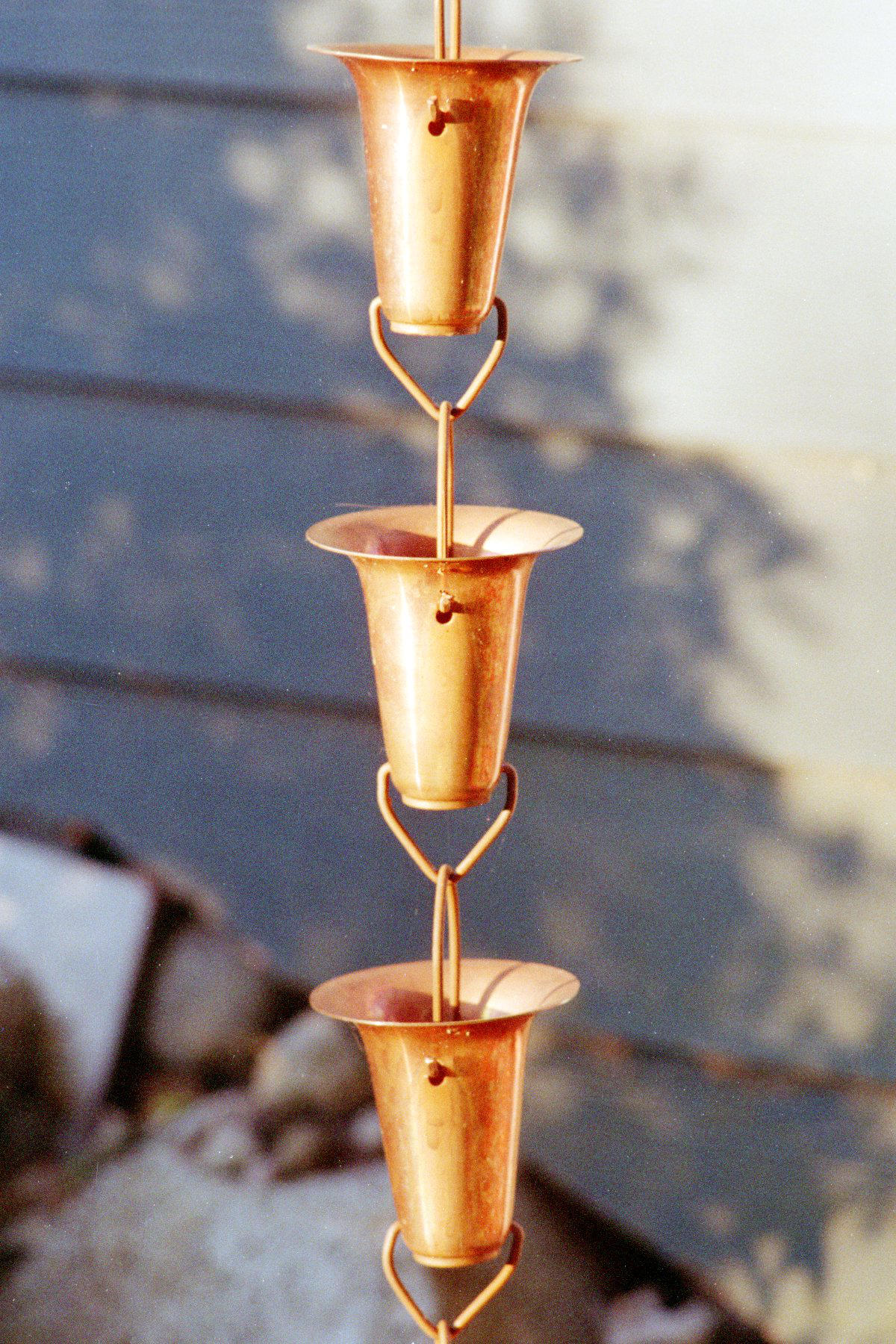 copper drain chain by poofygoof