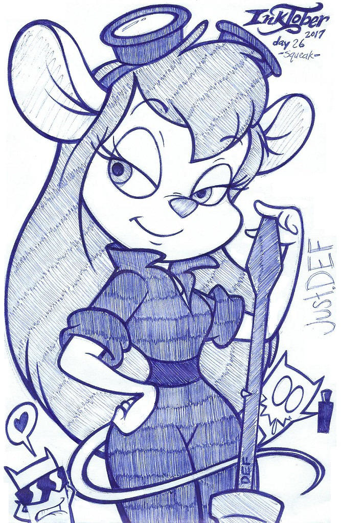 Inktober day 26 (Squeak) - justDEF by justD3F