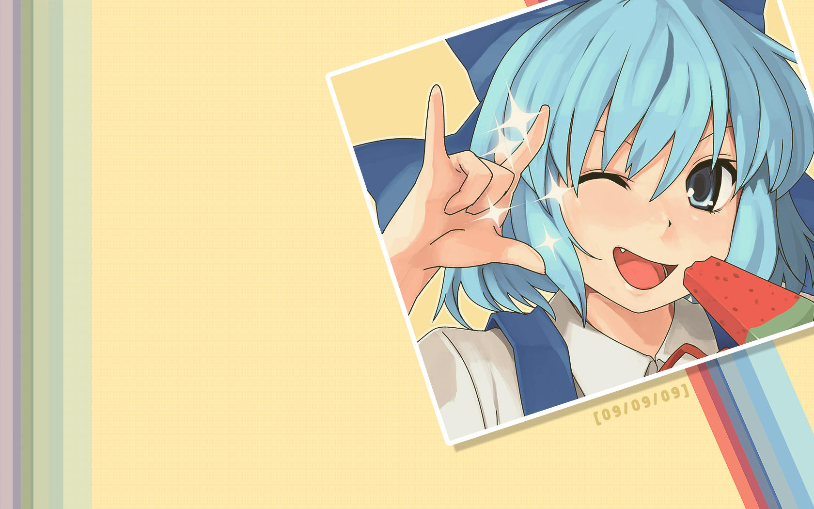 It's Cirno Day - Wallpaper by Aeryn-Seoung