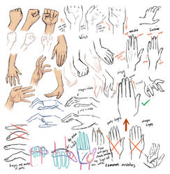 +Drawing hands and tips+ by moni158