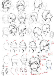 Drawing faces at an angle by moni158