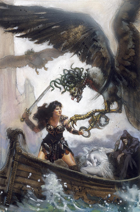 Xena and the Furies by TereseNielsen