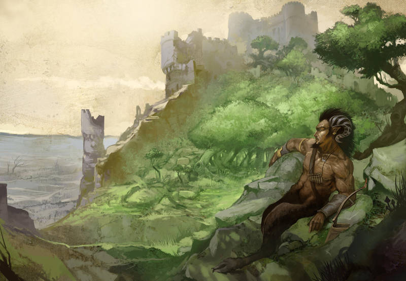 Castle Ruins by JonHodgson