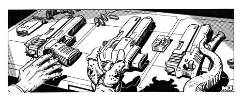 Spacemaster - Guns Guns Guns by SteamPoweredMikeJ