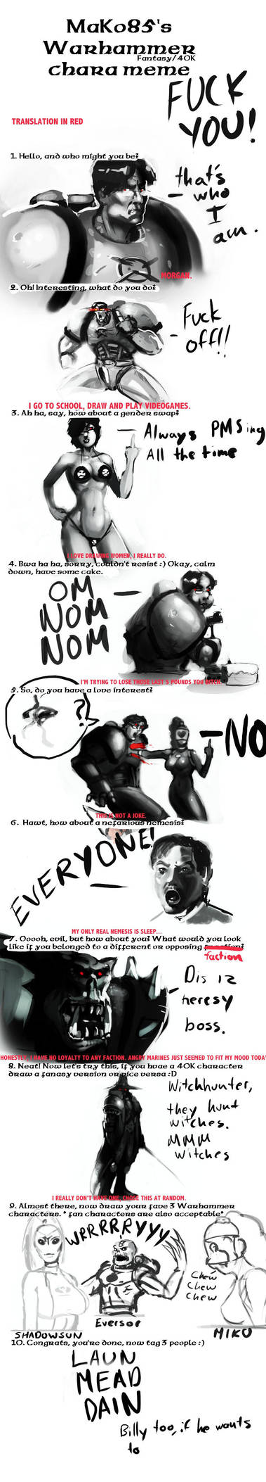 Warhammer 40k Meme by morganagod
