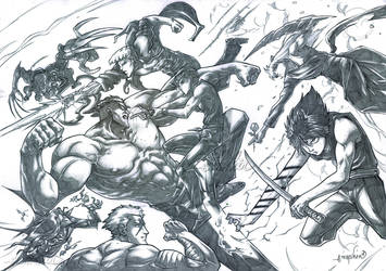 YuYu Hakusho The Dark Tournament Final Battle (P) by emmshin