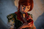 The Witcher 3 Shani cosplay (frame 25) by Lyumos